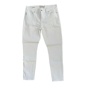 Lucky Brand Women's White Skinny Jeans Size 8/29 Ankle Stretch Cotton Denim VG